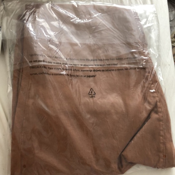 Marine Layer Hudson Pant Relaxed Cropped Faded Chestnut NWT M - Picture 6 of 6